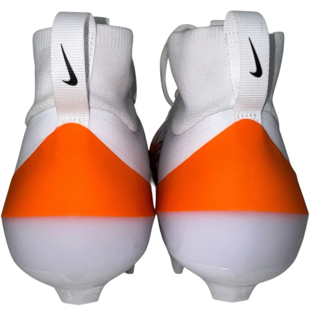 Nike Mens Size 16 Football Cleats Air Zoom Vapor Pro 1 White Orange HM8850-103